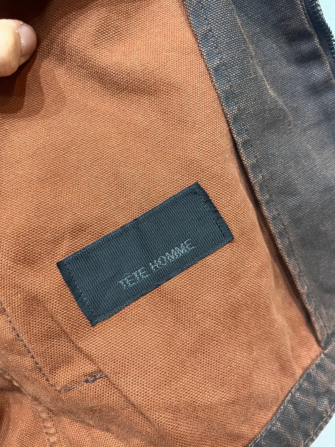 TETE HOMME 코팅 데님 자켓 Made in JAPAN  상품이미지4