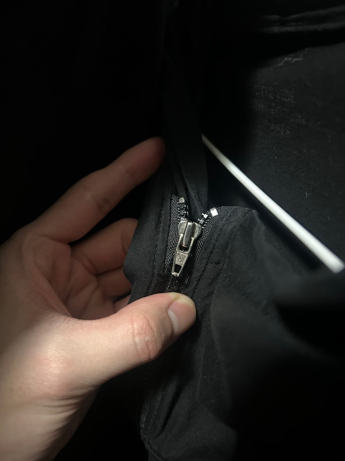 누마레 ee 커브드 후드집업 블랙L 상품이미지5