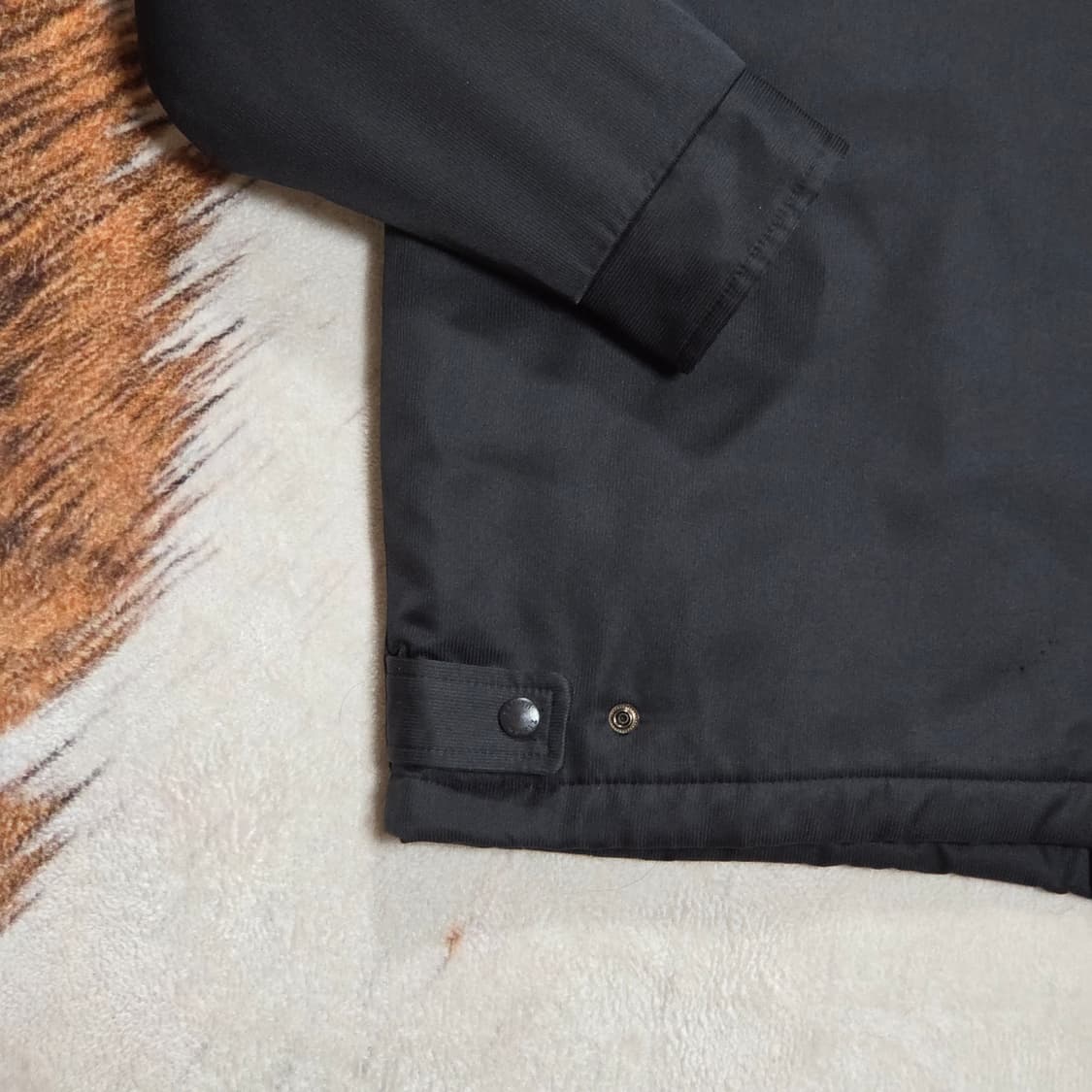 잔줄 스트라이프 패디드 점퍼 상품이미지6