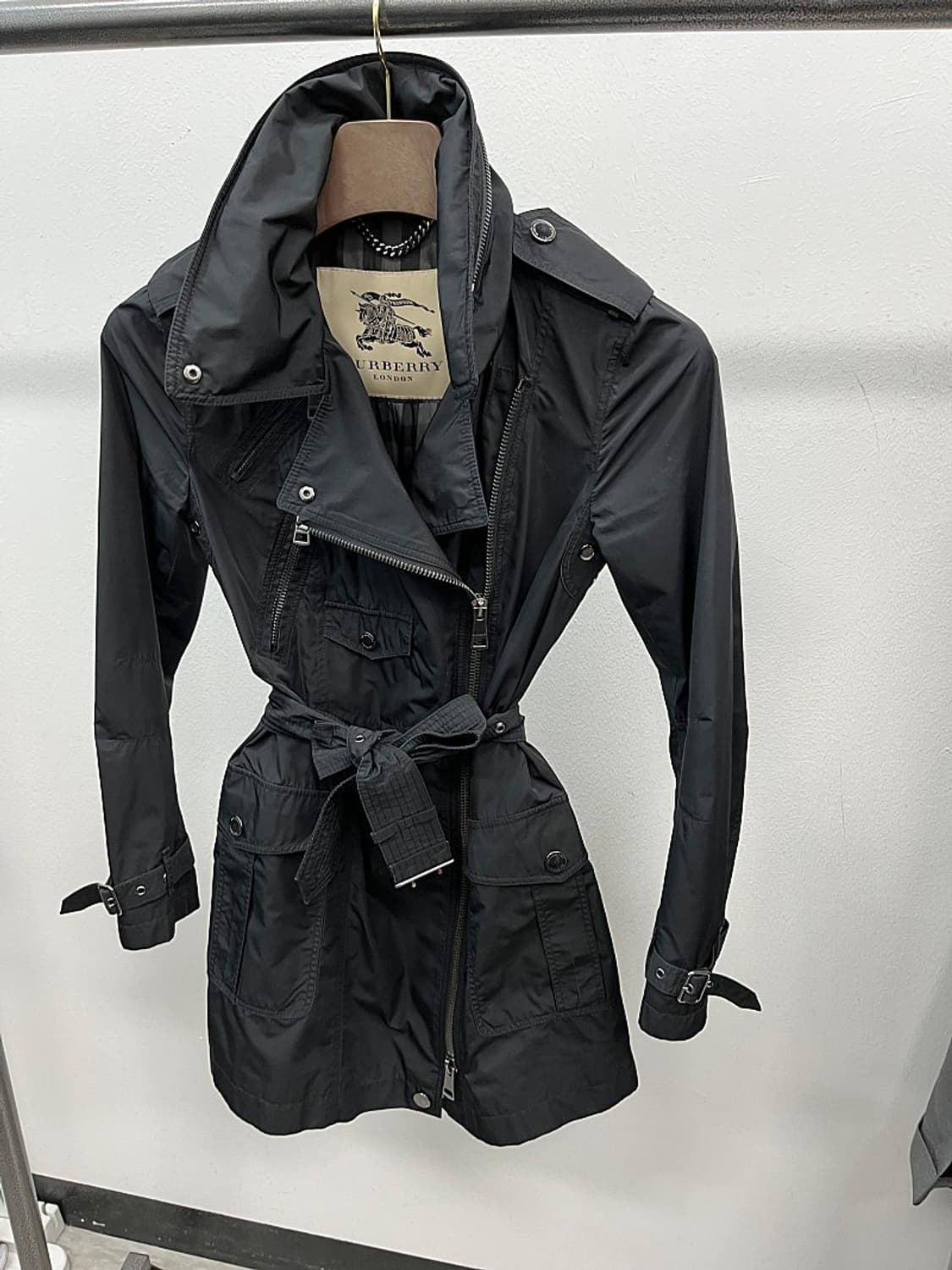 여) 버버리 나일론 트렌치코트 상품이미지1