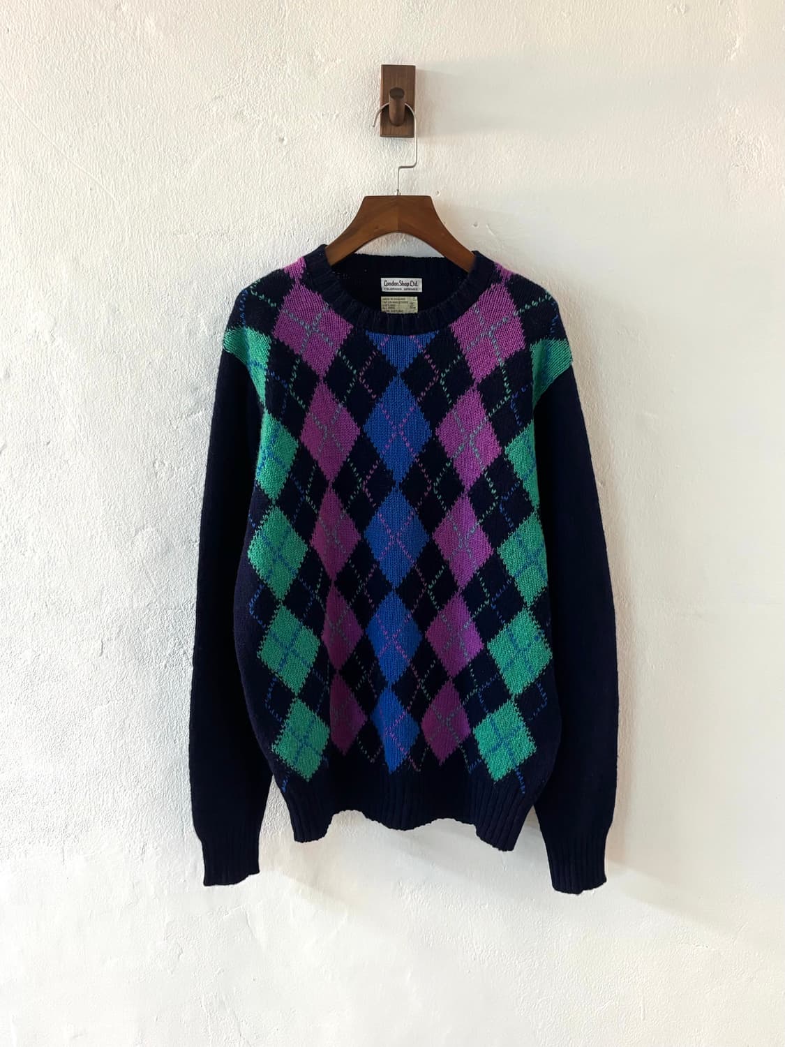 아가일 니트 상품이미지2