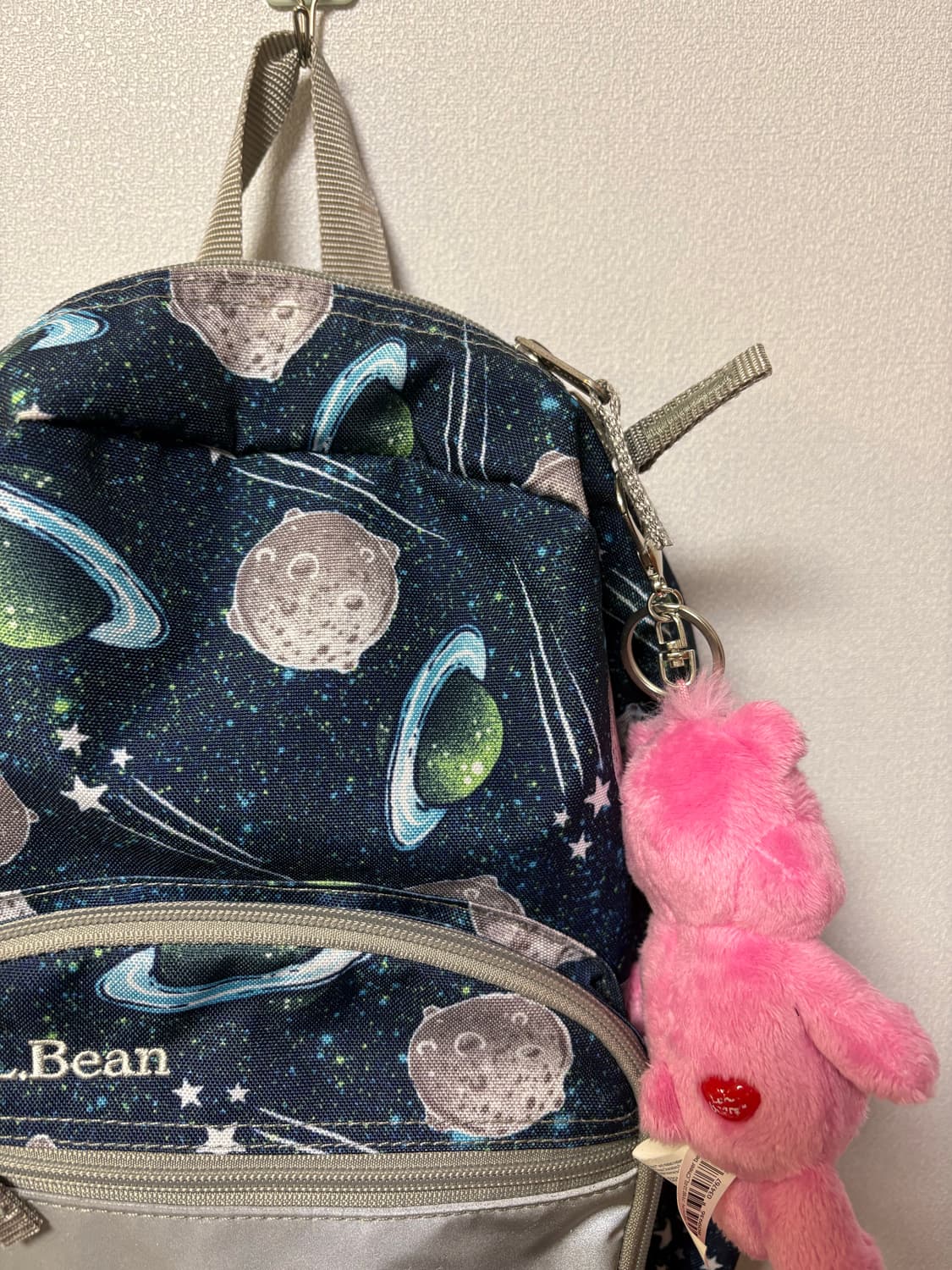 L.L Bean 일본 빈티지 우주 백팩 y2k 가방 별 무늬 도트 체크  상품이미지4