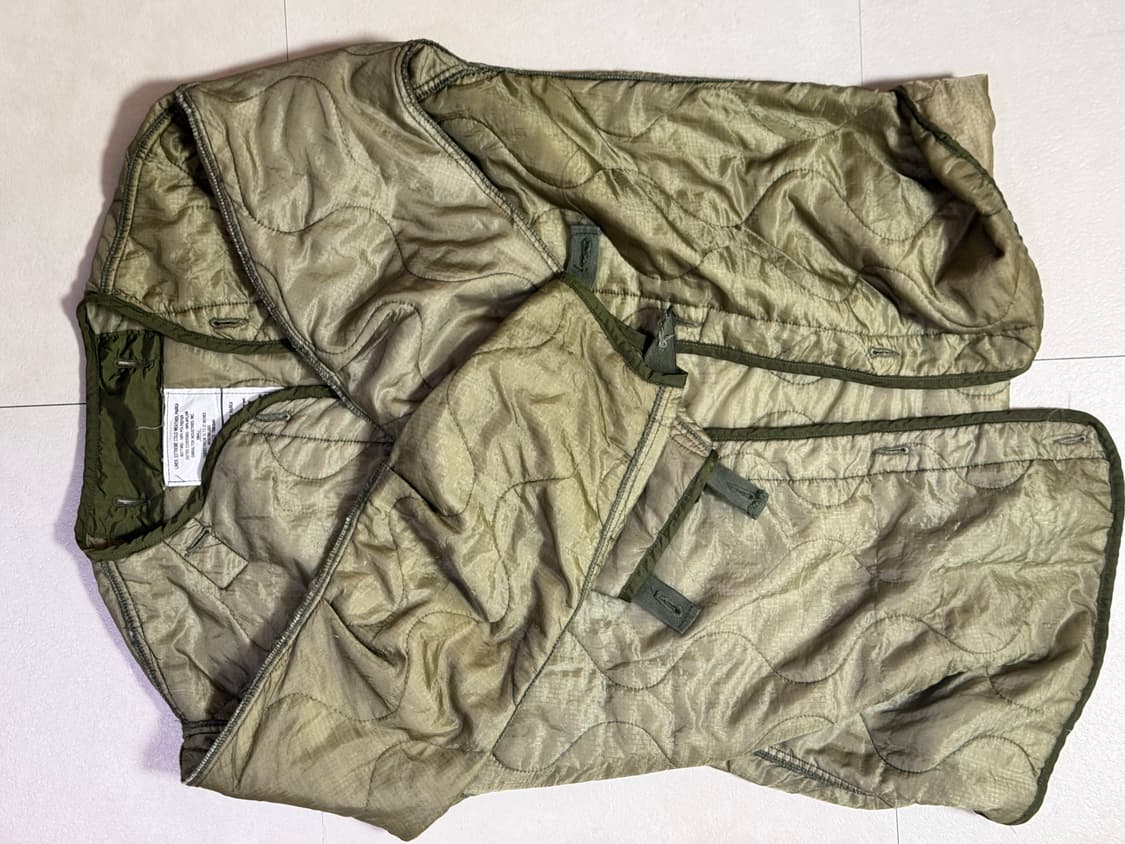 1970 미군 오리지널 M65 개파카 (내피 포함) 상품이미지3