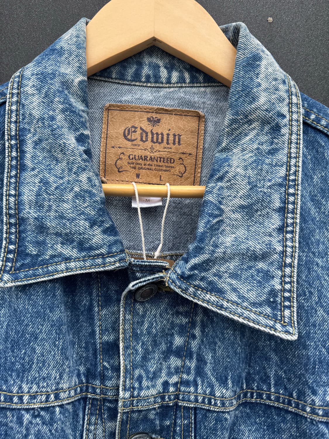 Edwin  90s 데님 자켓 (m) 상품이미지3