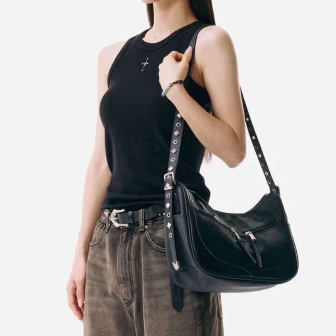이우가마카라스 웨스턴 백 studded western bag 상품이미지10