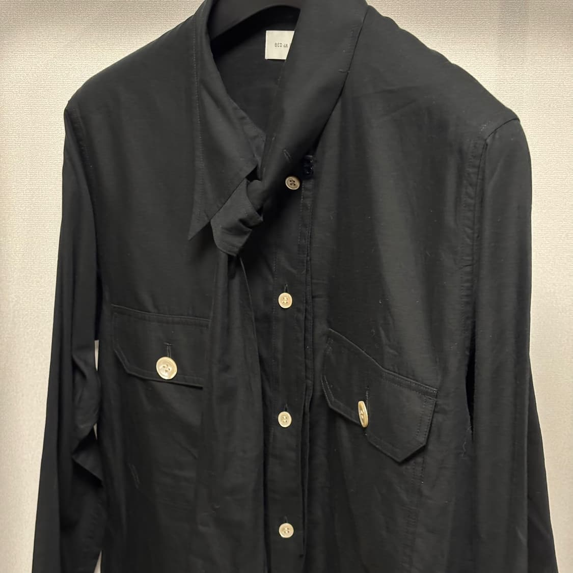 1) bed j.w. ford 스카프 타이 셔츠 상품이미지3