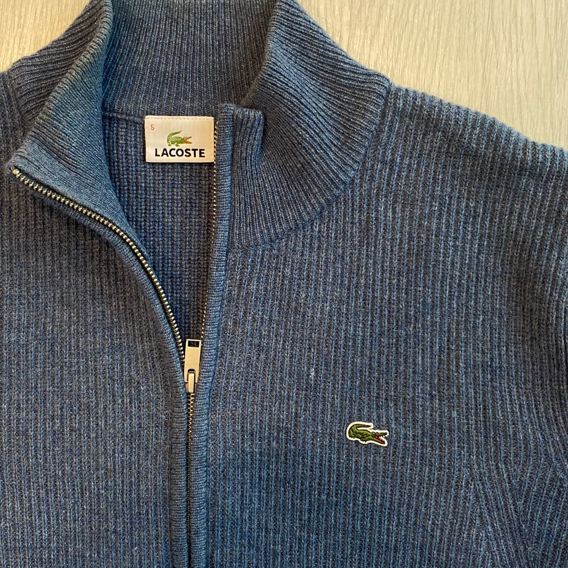 라코스테 니트 집업 5사이즈 (105) 상품이미지3