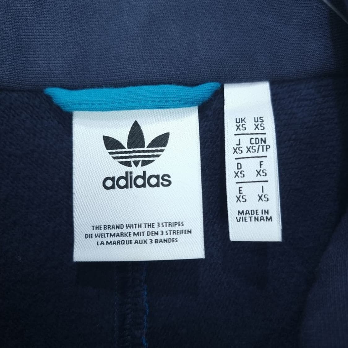 [아디다스] 불꽃 로고 패치 멀티 컬러 삼선 바람막이 자켓 M18346 상품이미지7