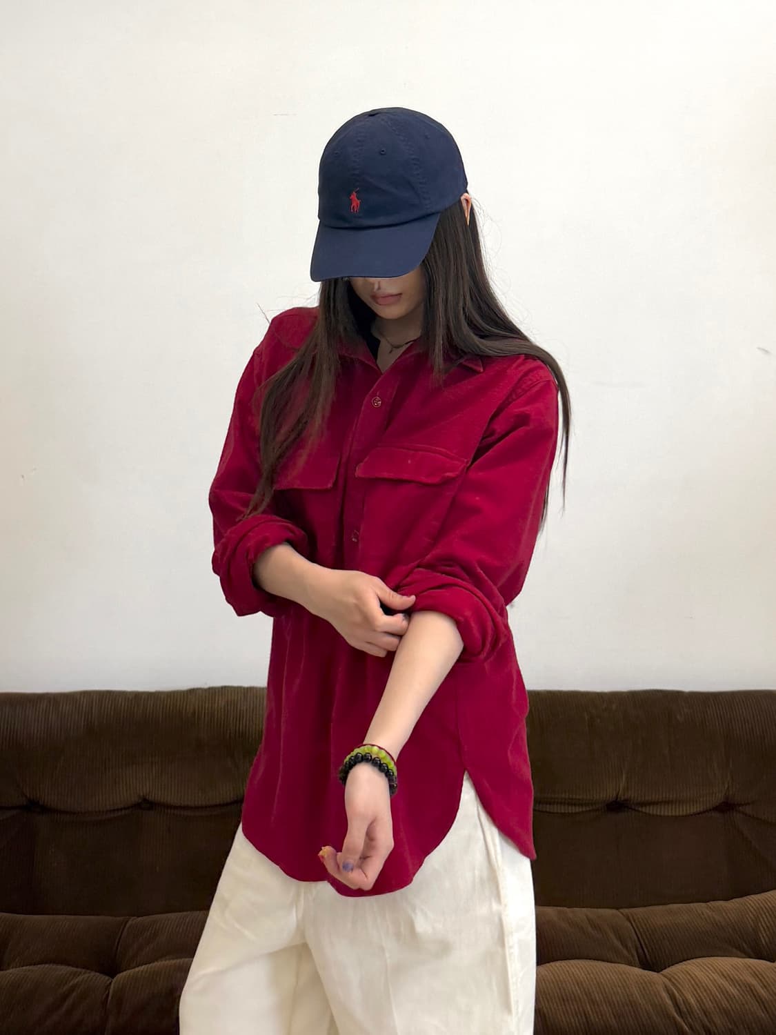 L.L.Bean 빈티지 코튼 워크 셔츠 상품이미지4