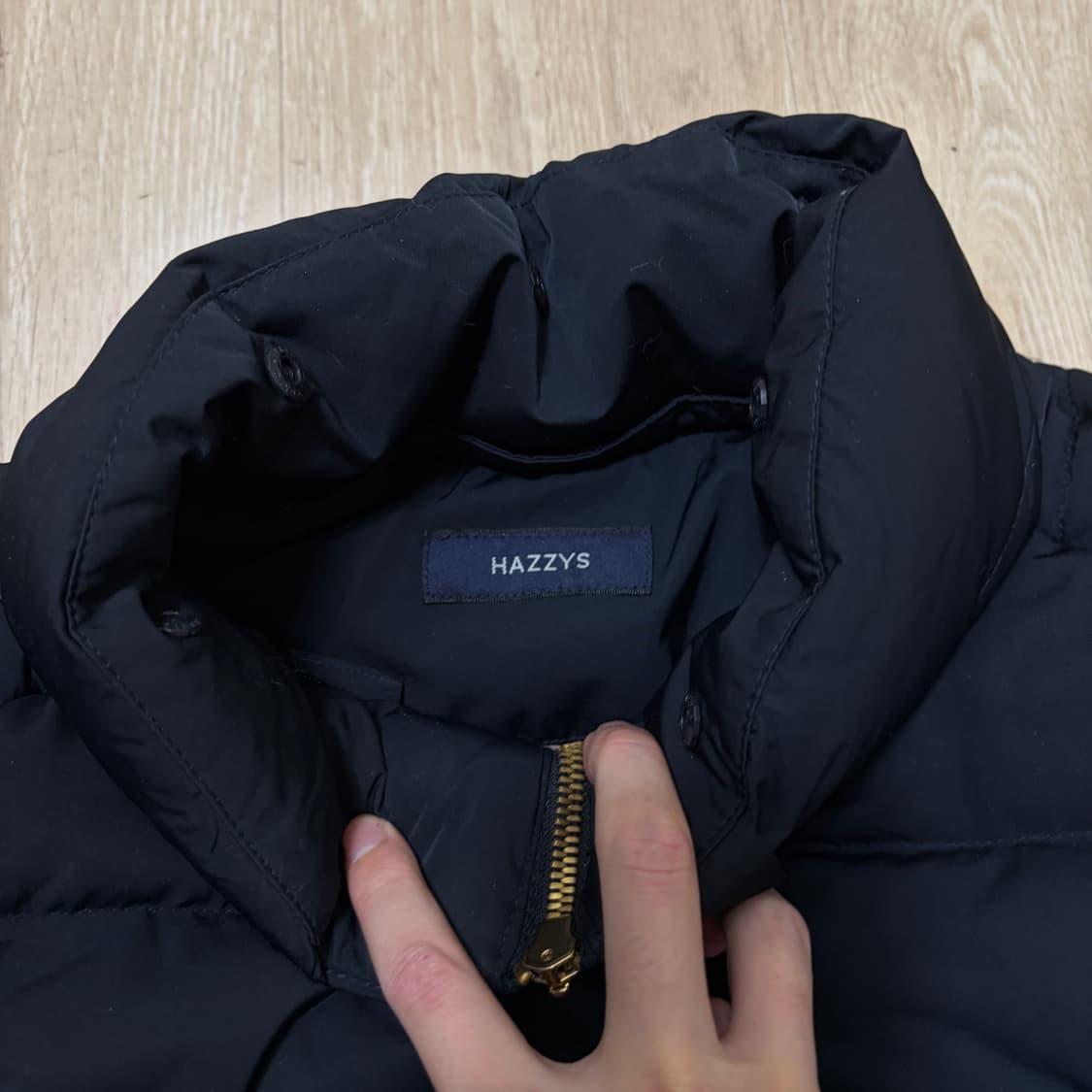 헤지스 여성 프리미엄 구스다운 롱패딩 XS/85  상품이미지6