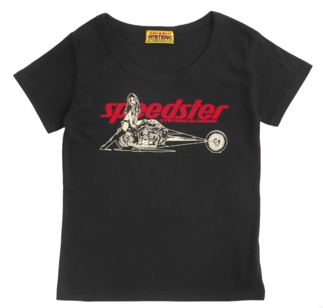 (새상품) 히스테릭 글래머 스피드스터 치비 티셔츠 블랙 상품이미지1