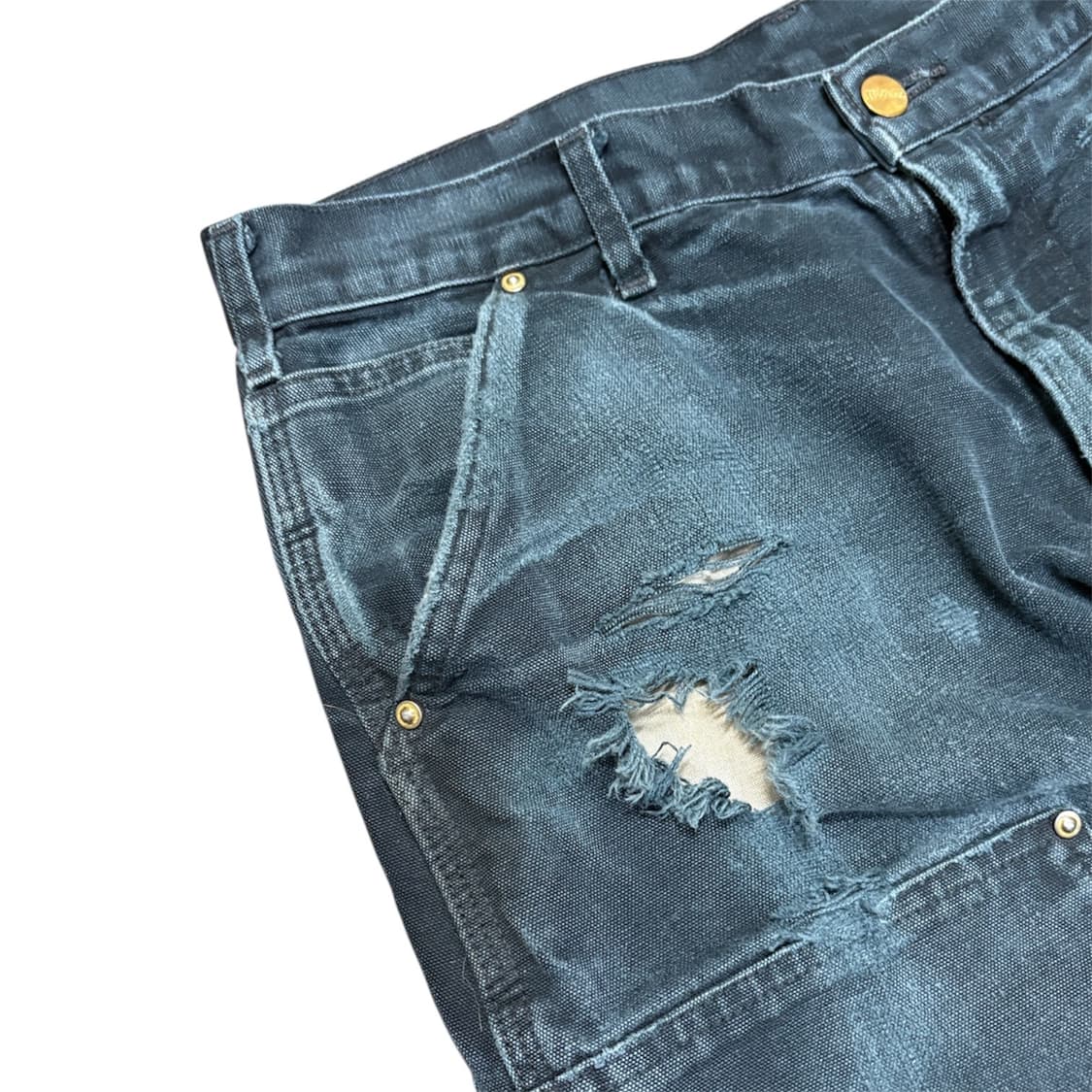 칼하트 b01 더블니 usa 블랙 faded 상품이미지3