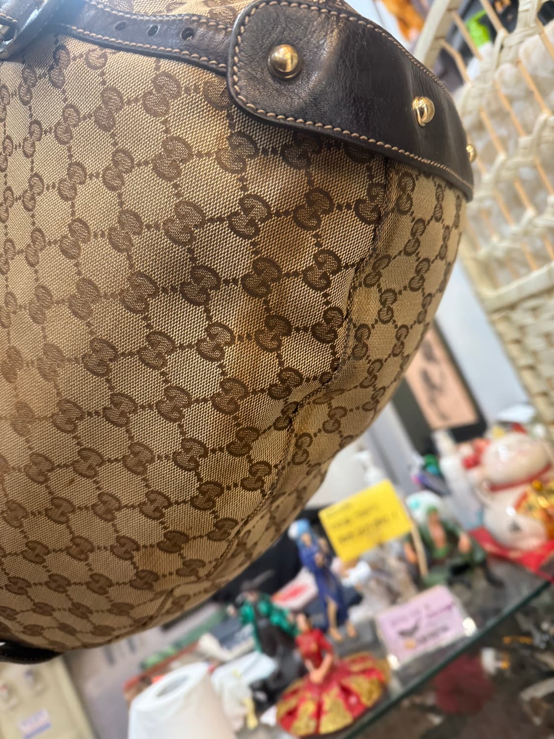 정품 구찌 자가드 호스빗 숄더백 팝니다 상품이미지5