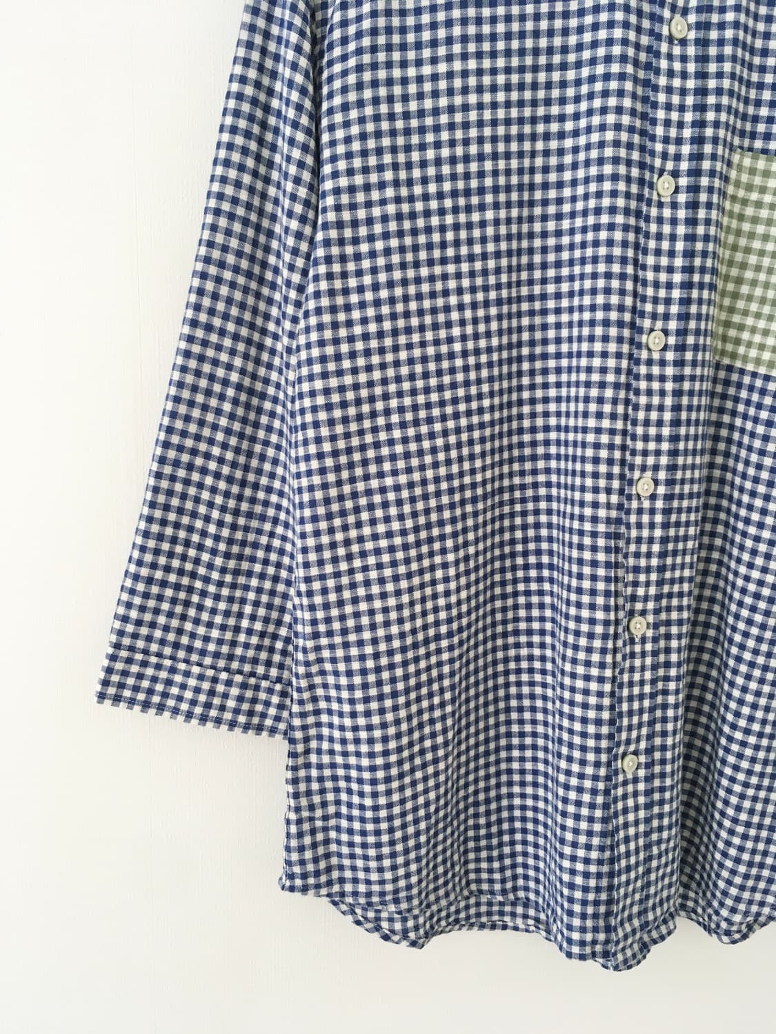 piste blue gingham check shirt 상품이미지4