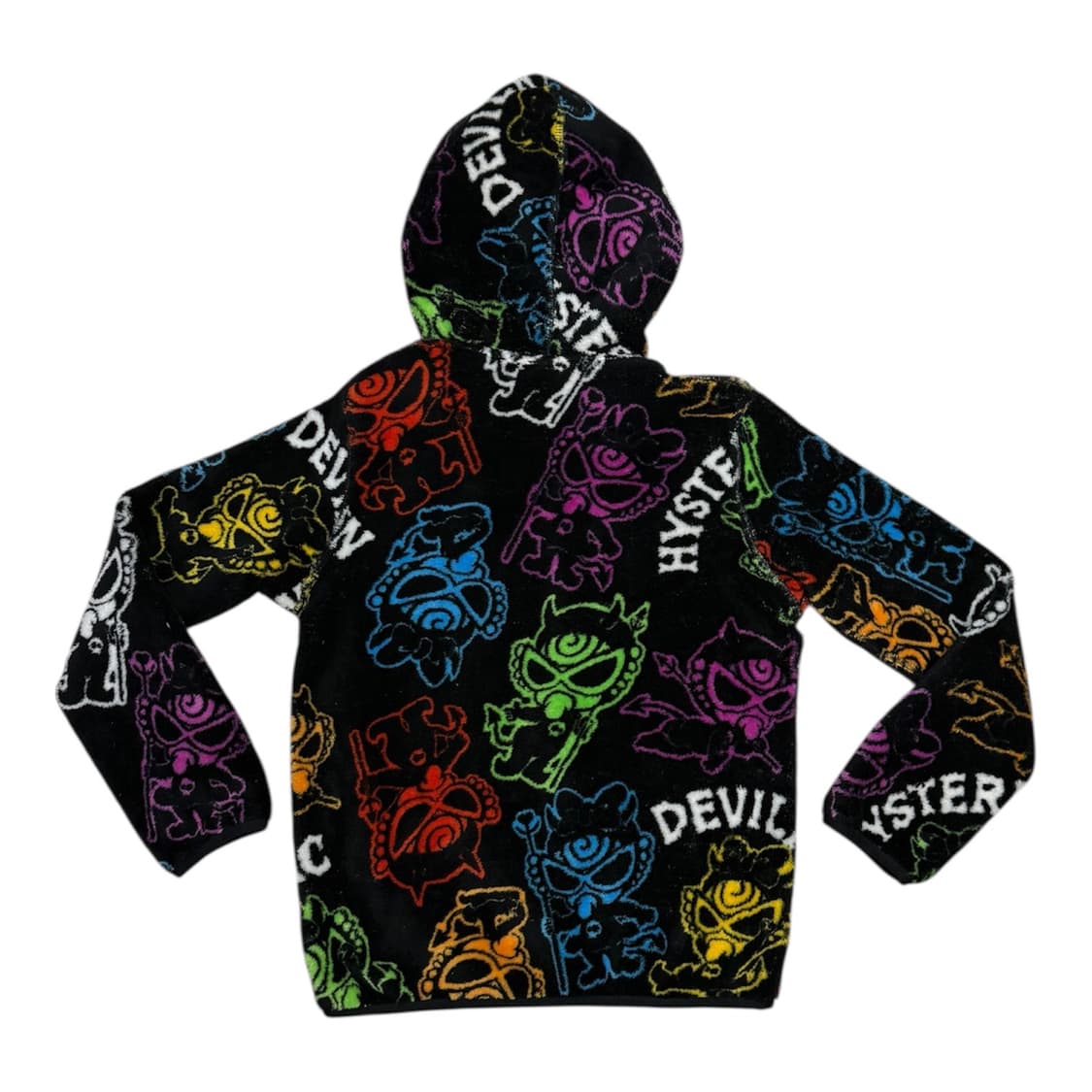 히스테릭 글래머 아카이브 데빌킨 후리스 후드 집업 자켓 상품이미지2