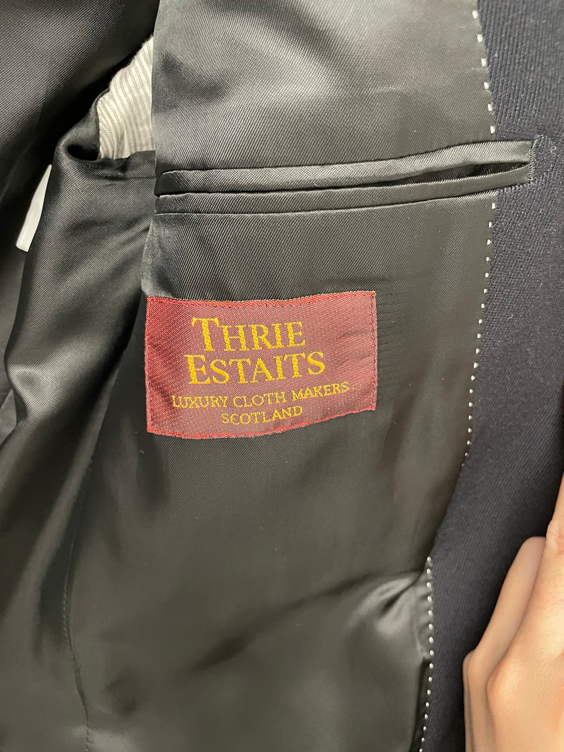 DRIES VAN NOTEN Black Twill Blazer 상품이미지7