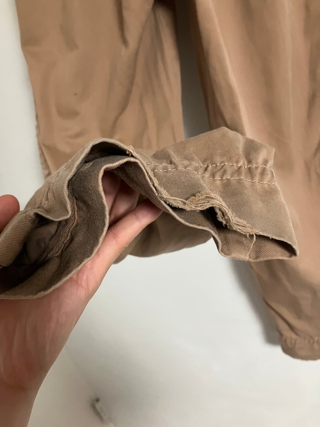 kolor 퍼커링 치노팬츠 베이지 상품이미지8