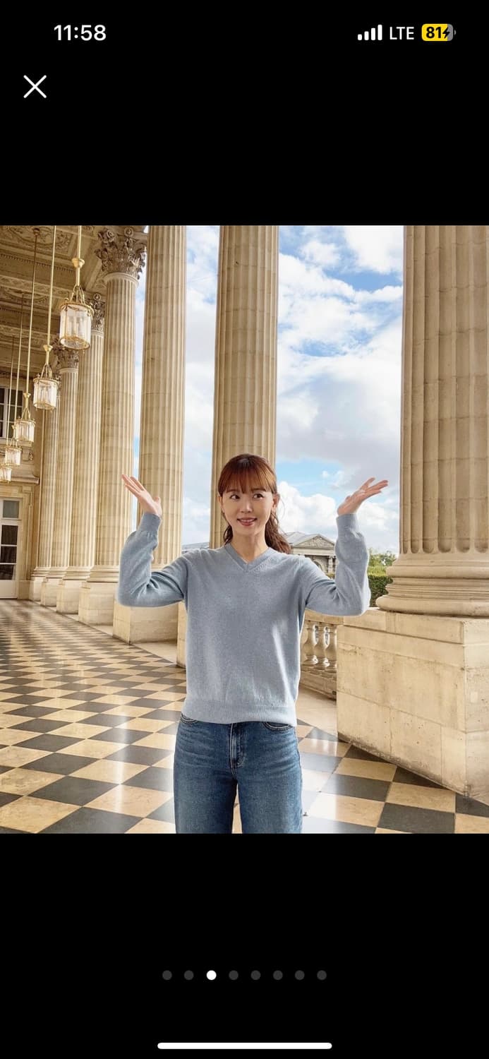 꼼데가르송 니트 Small Red Heart Wappen Sweater 상품이미지2