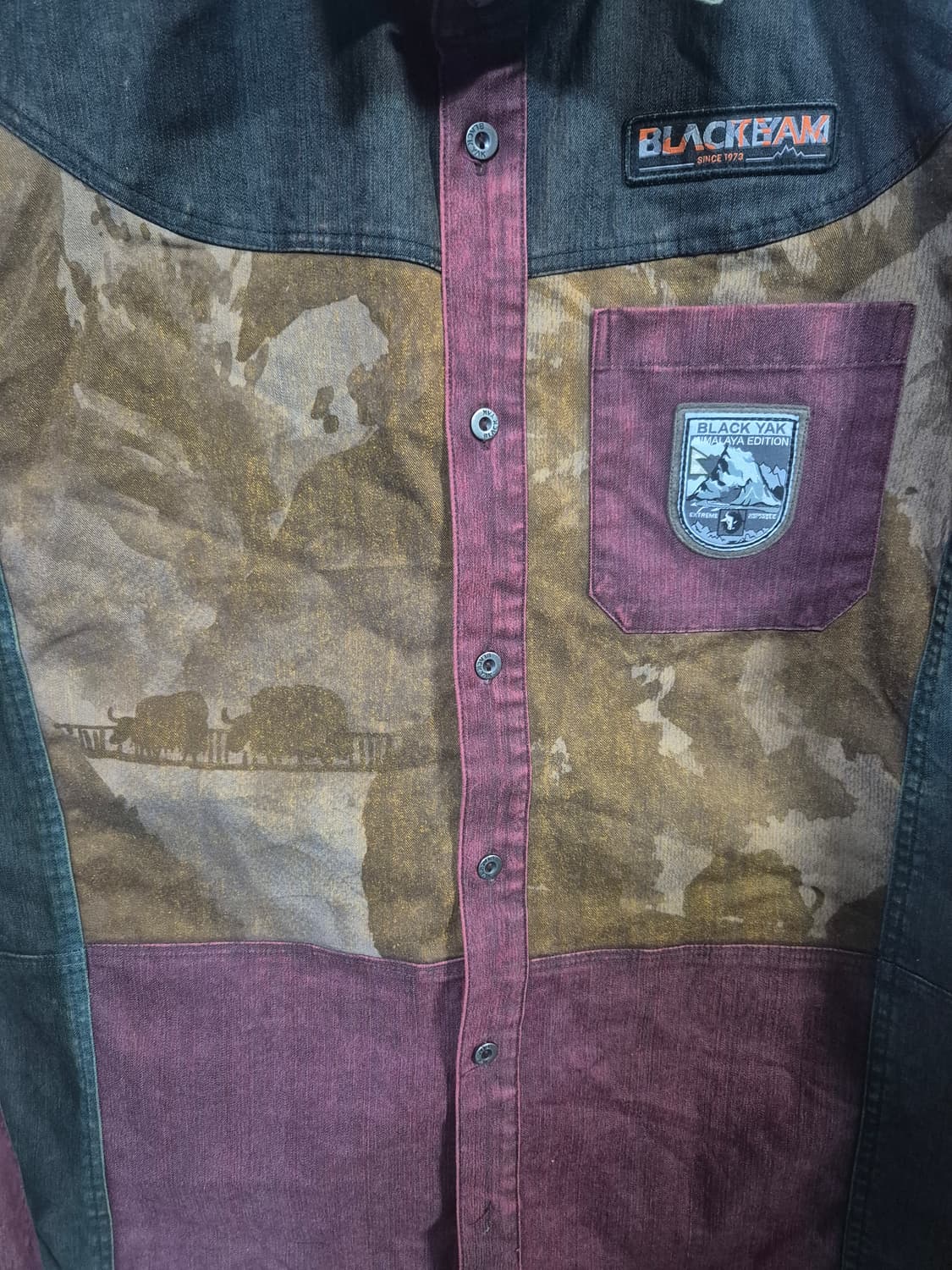 블랙야크 멀티 컬러 블럭 긴팔 셔츠 상품이미지4