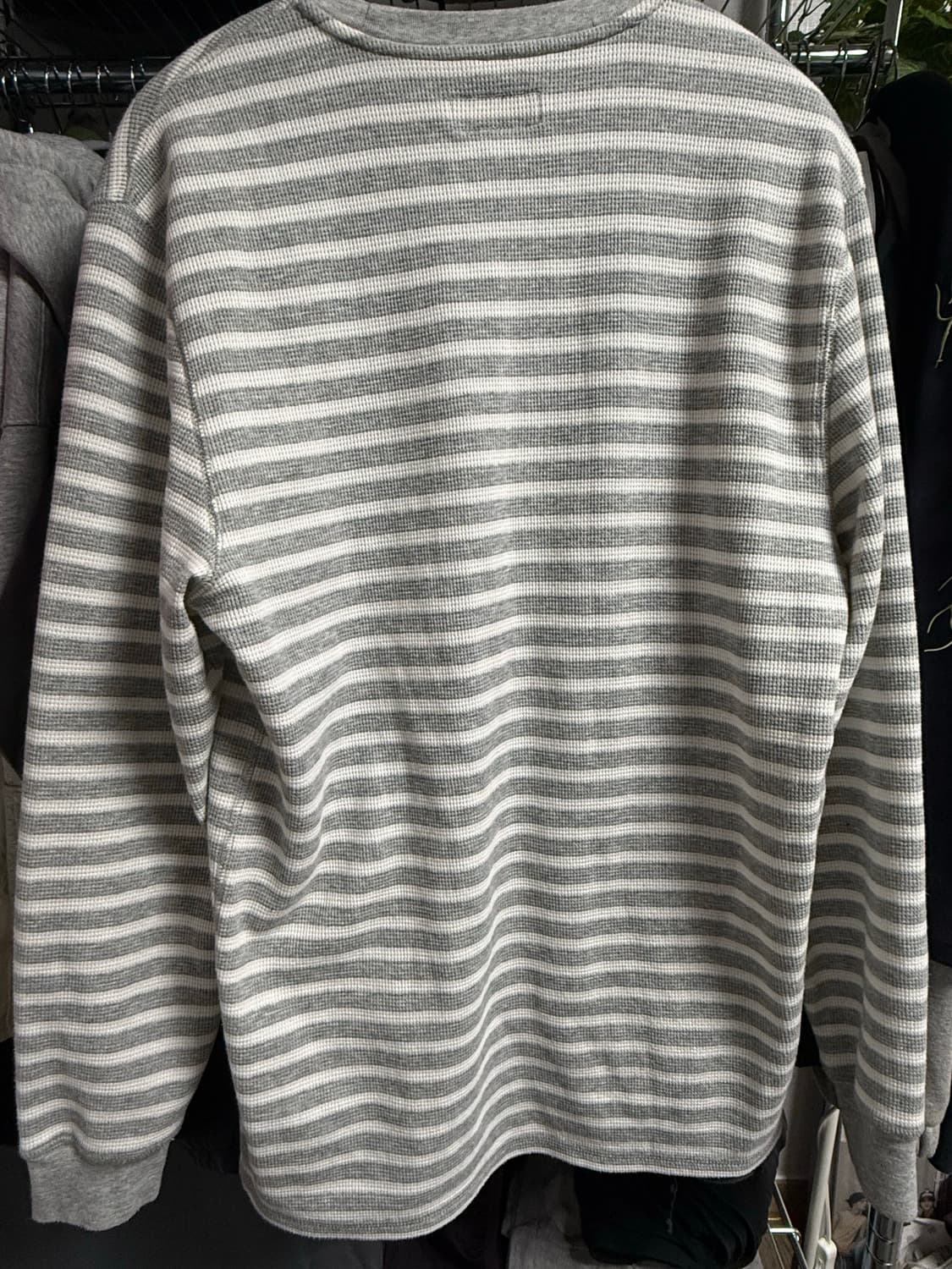 코르티스 엄성현 폴로랄프로렌 스트라이프 와플티 L 상품이미지3