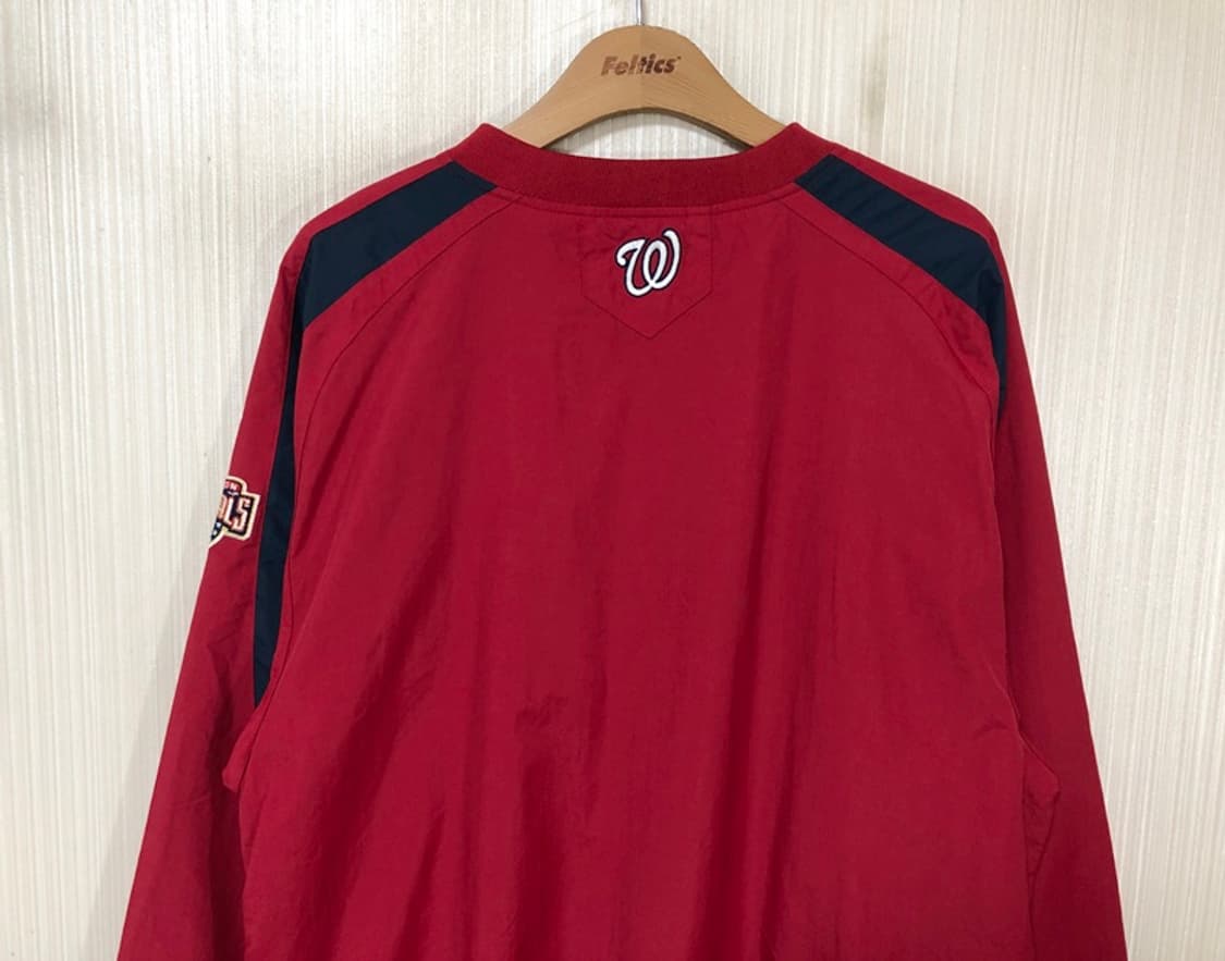 MLB STITCHES 워싱턴내셔널스 웜업풀오버자켓 M(해외) 상품이미지9