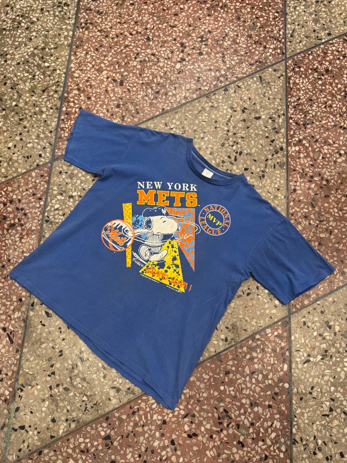 90s 스누피 New York 티셔츠 (XL) 상품이미지2