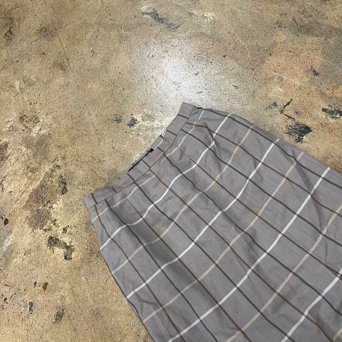 [정품] 버버리 체크 패턴 스커트 상품이미지1