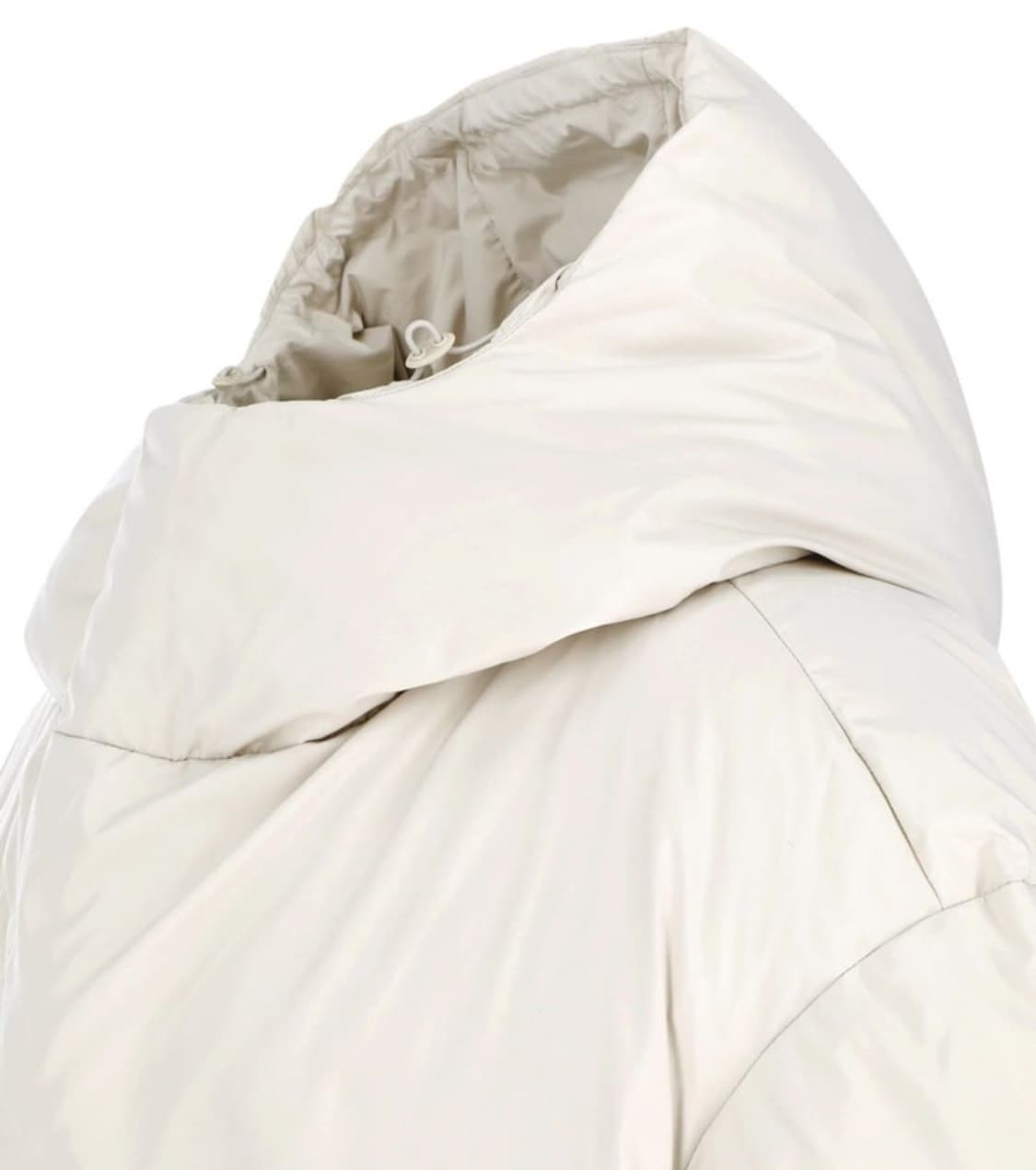 아모멘토 HOODED DOWN PUFFER ECRU Msize 상품이미지4