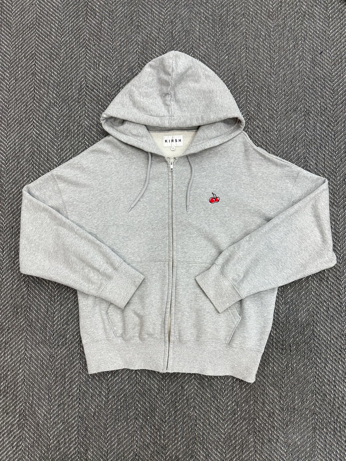 키르시 후드집업 그레이 상품이미지1