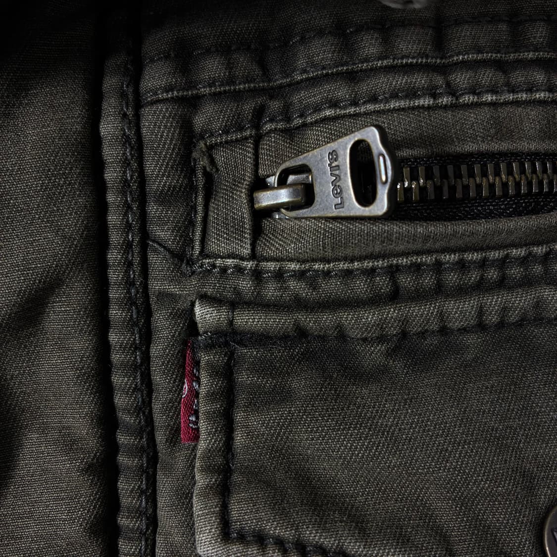 Levi's 리바이스 워싱 워크 바이커 봄버 자켓 상품이미지5