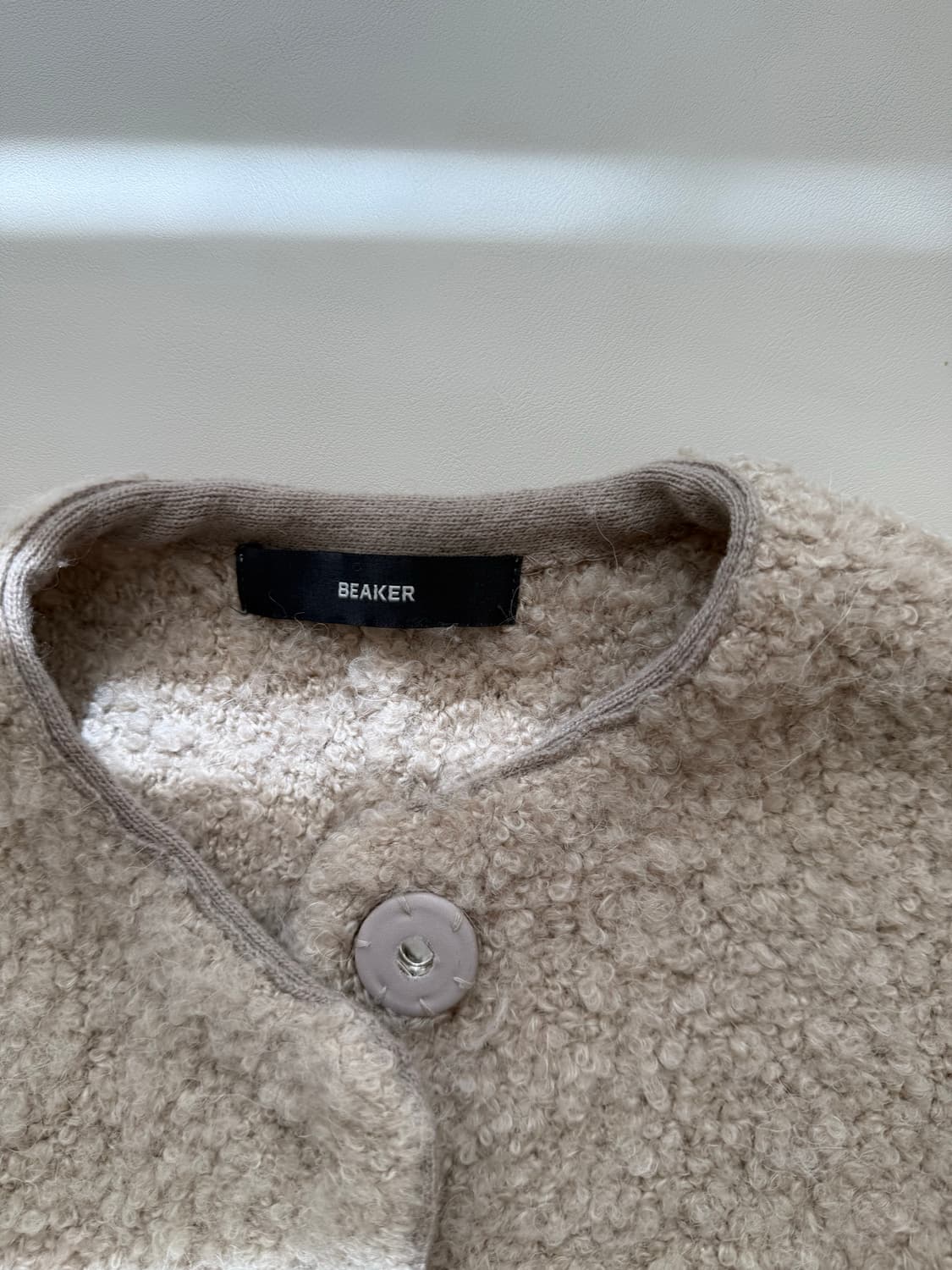 BEAKER 울 블렌드 롱 니트 가디건 비이커 타임 상품이미지2