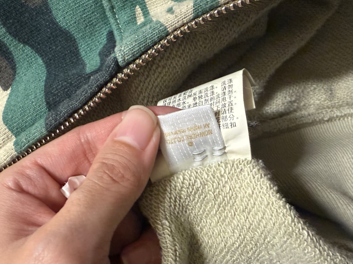 베이프 카모 후드집업 상품이미지6