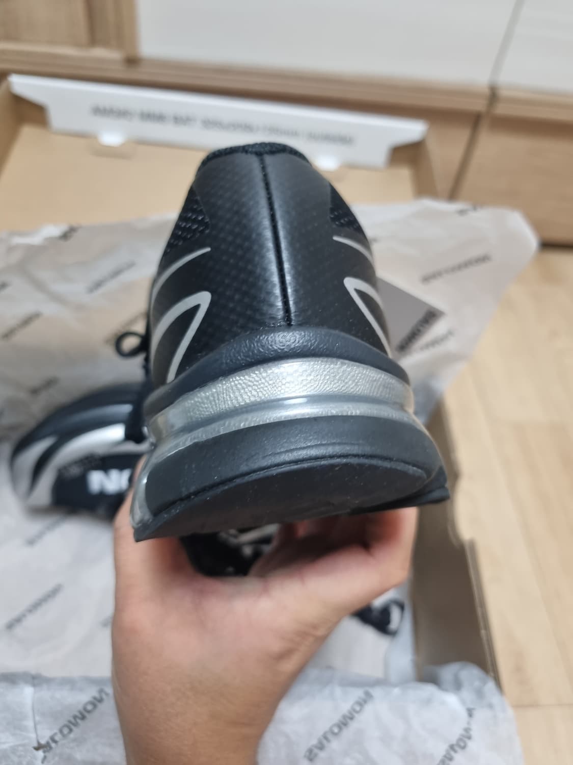 살로몬 x MM6 메종 마르지엘라 XT-MM6 블랙 Ftw 실버 235 상품이미지9