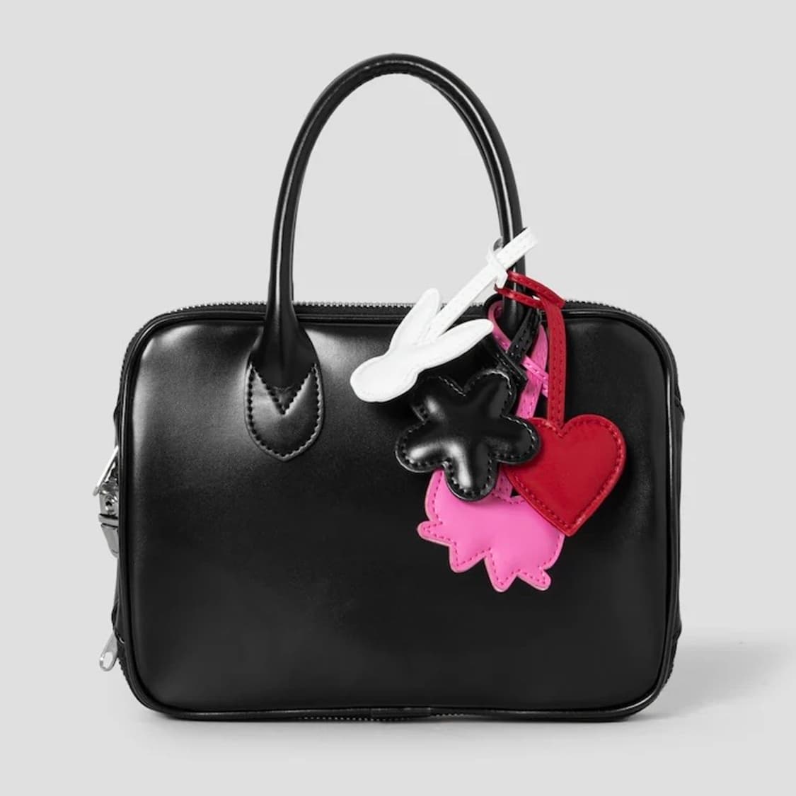 꼼데가르송 걸 26ss 멀티 참 토트백/블랙 상품이미지1