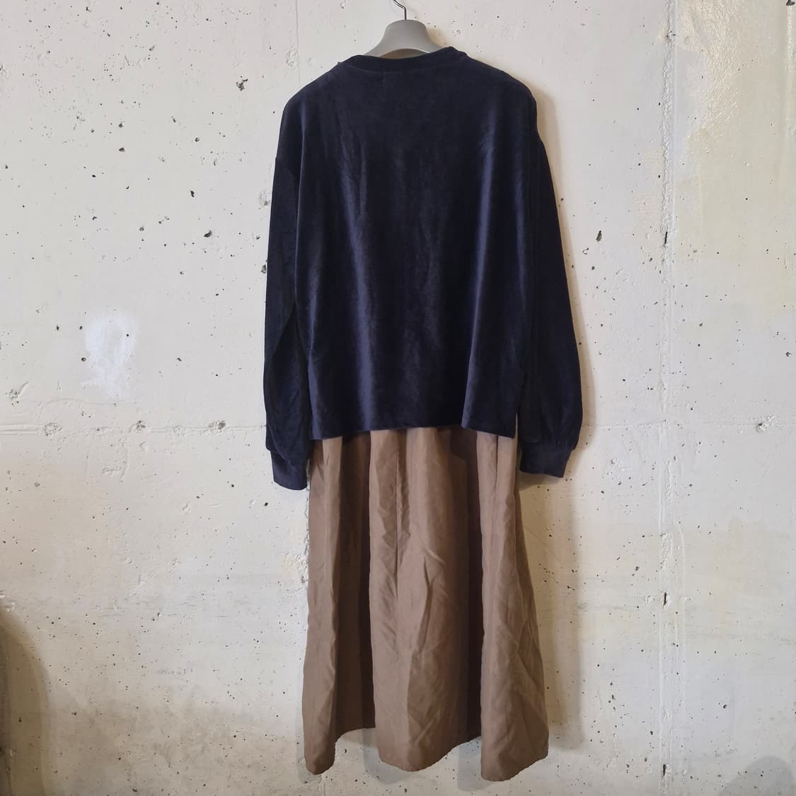 벨벳 코듀로이 자수 원피스 M~ 상품이미지5