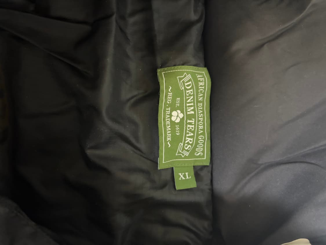 데님티어스 코튼리스 패딩 블랙 상품이미지5