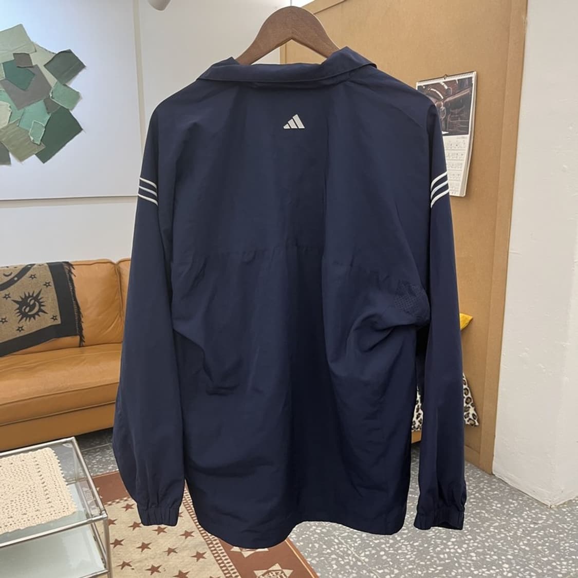 아디다스 올드스쿨 레트로 빈티지 바람막이 자켓 XXXL C10302 상품이미지4