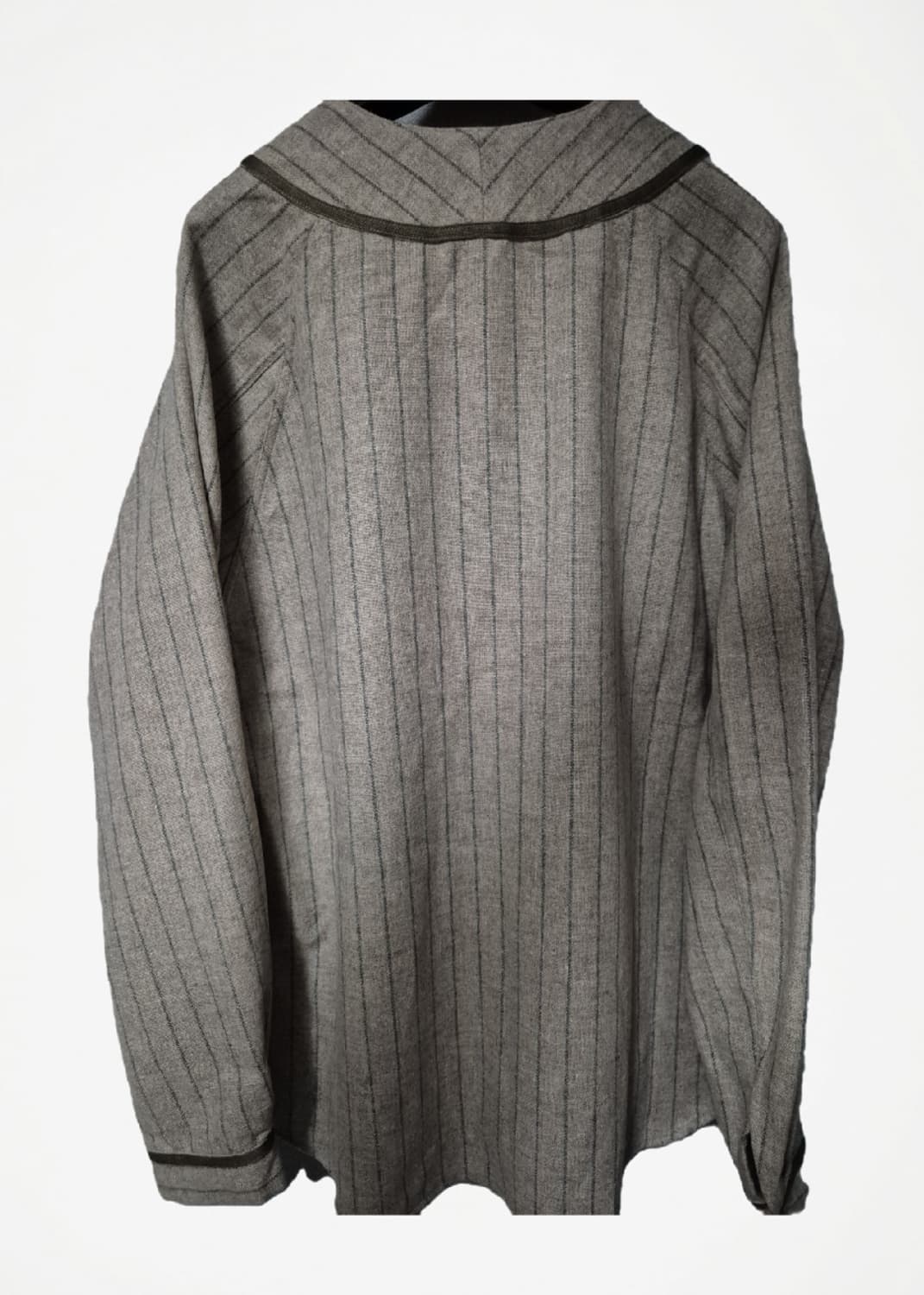 [새상품] 캐피탈 베이스볼 울 스트라이프 셔츠 상품이미지3