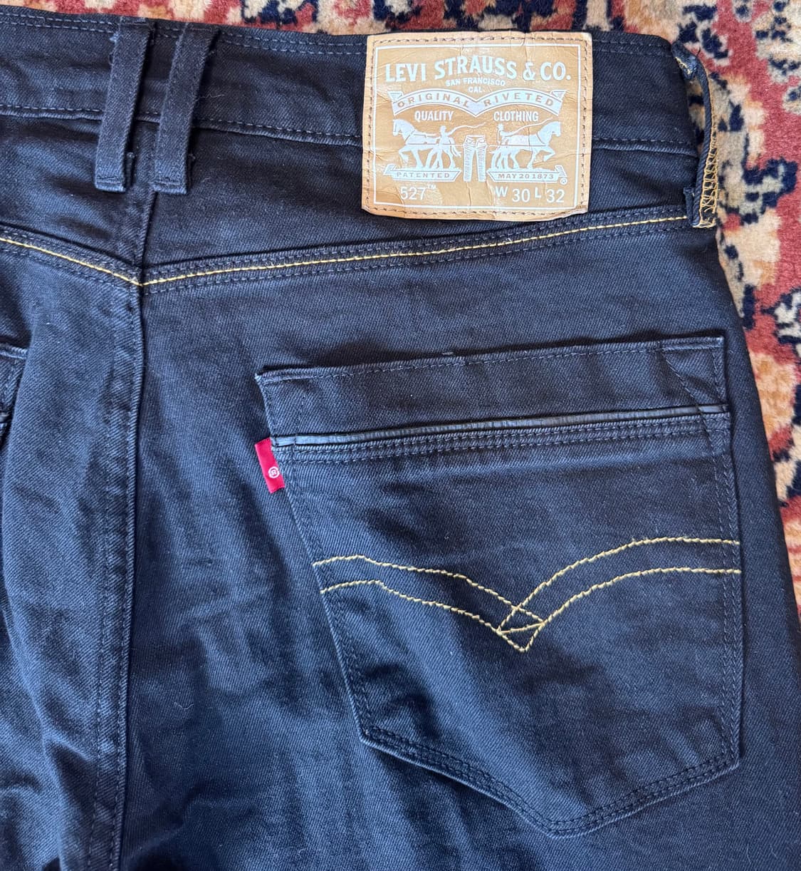 빈티지 리바이스 527 블랙 진 데님 30 (682) 상품이미지3