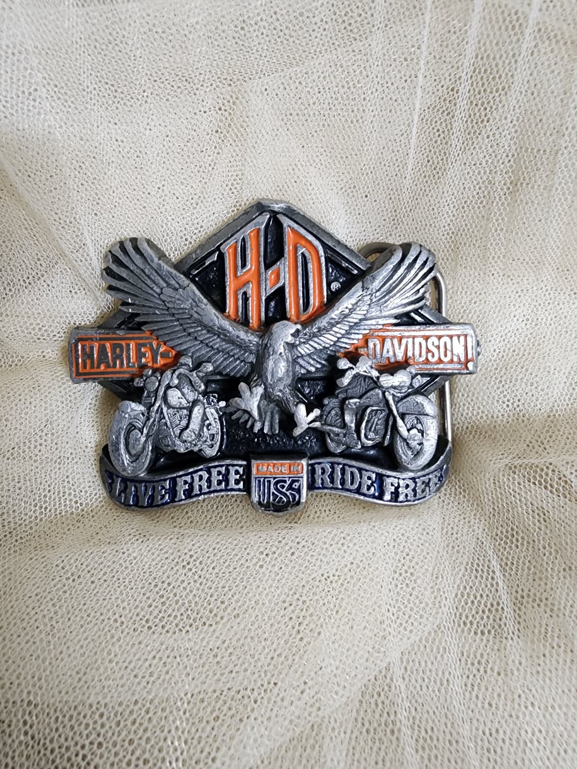 빈티지 할리 데이비슨 벨트 버클 1992 USA 상품이미지1