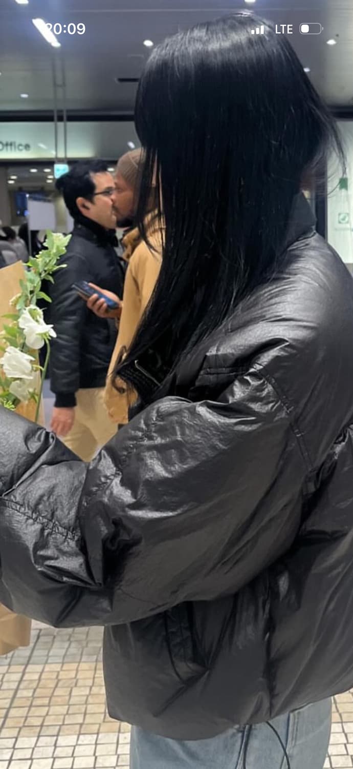 인사일런스우먼 크롭 후디드다운 숏패딩 상품이미지4