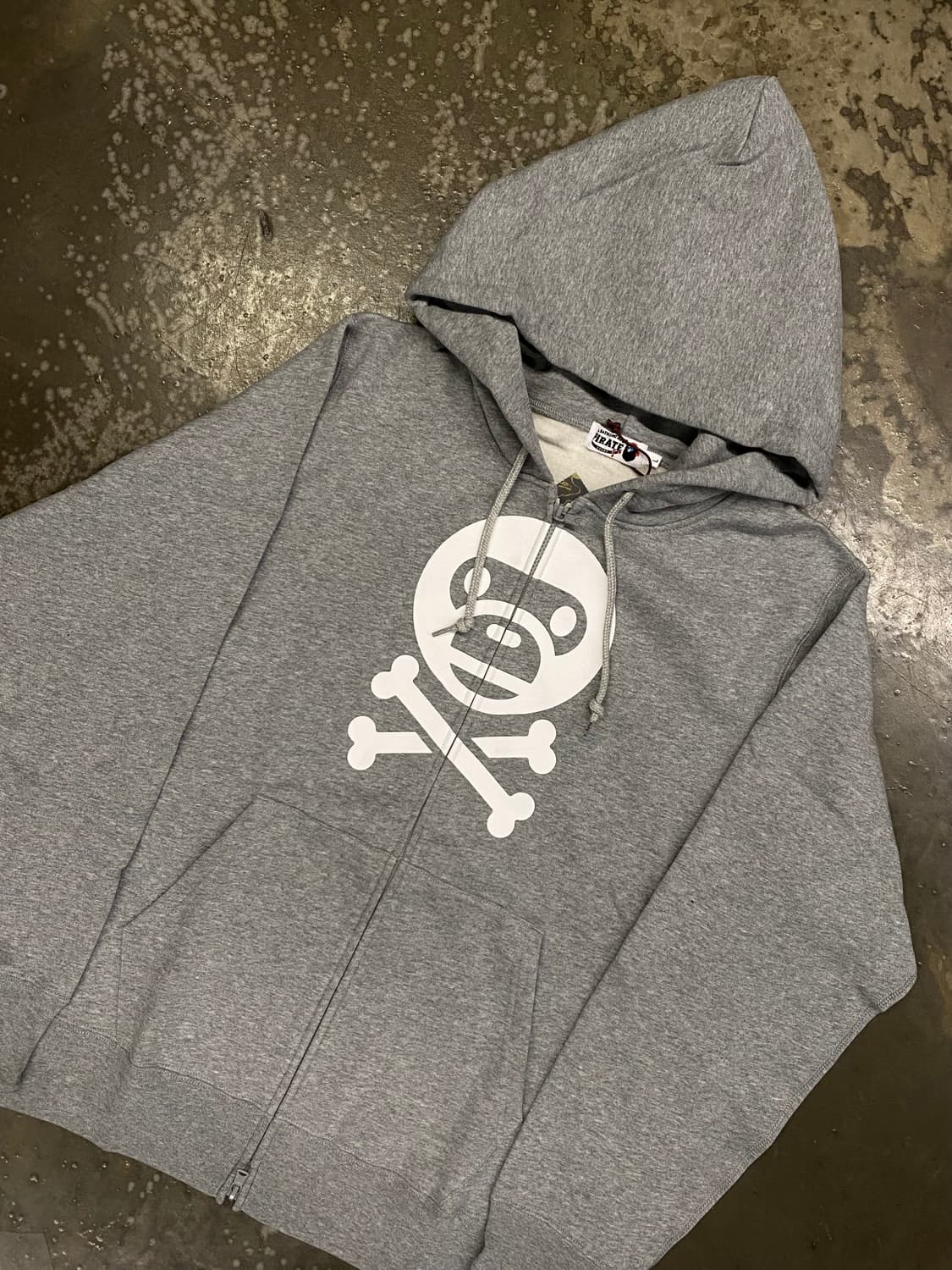 새상품 베이프 마일로 본크로스 후드집업 L /2XL 상품이미지3