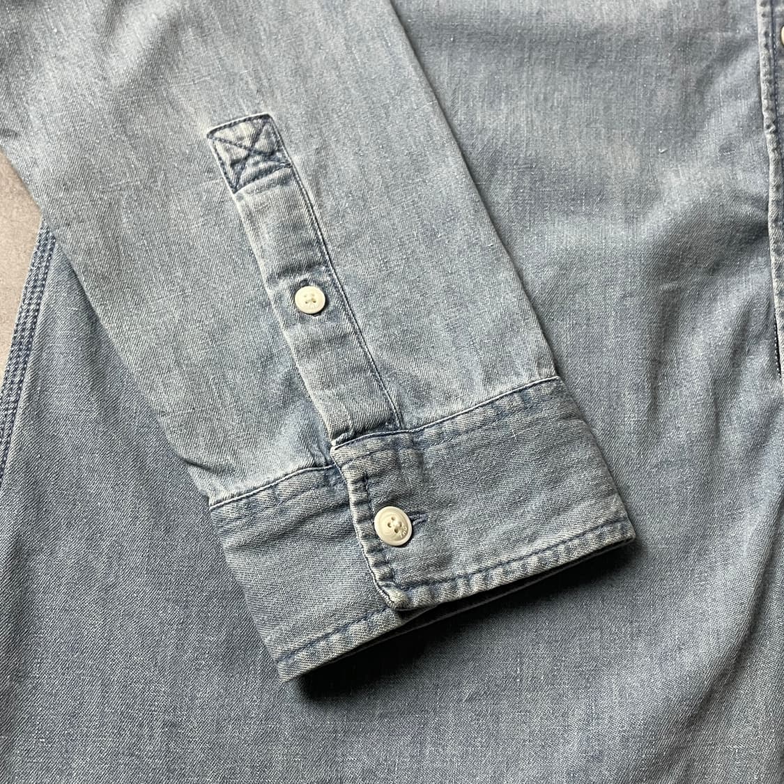 TOMMY HILFIGER 토미힐피거 빈티지 코튼 데님 셔츠 A00607 상품이미지6