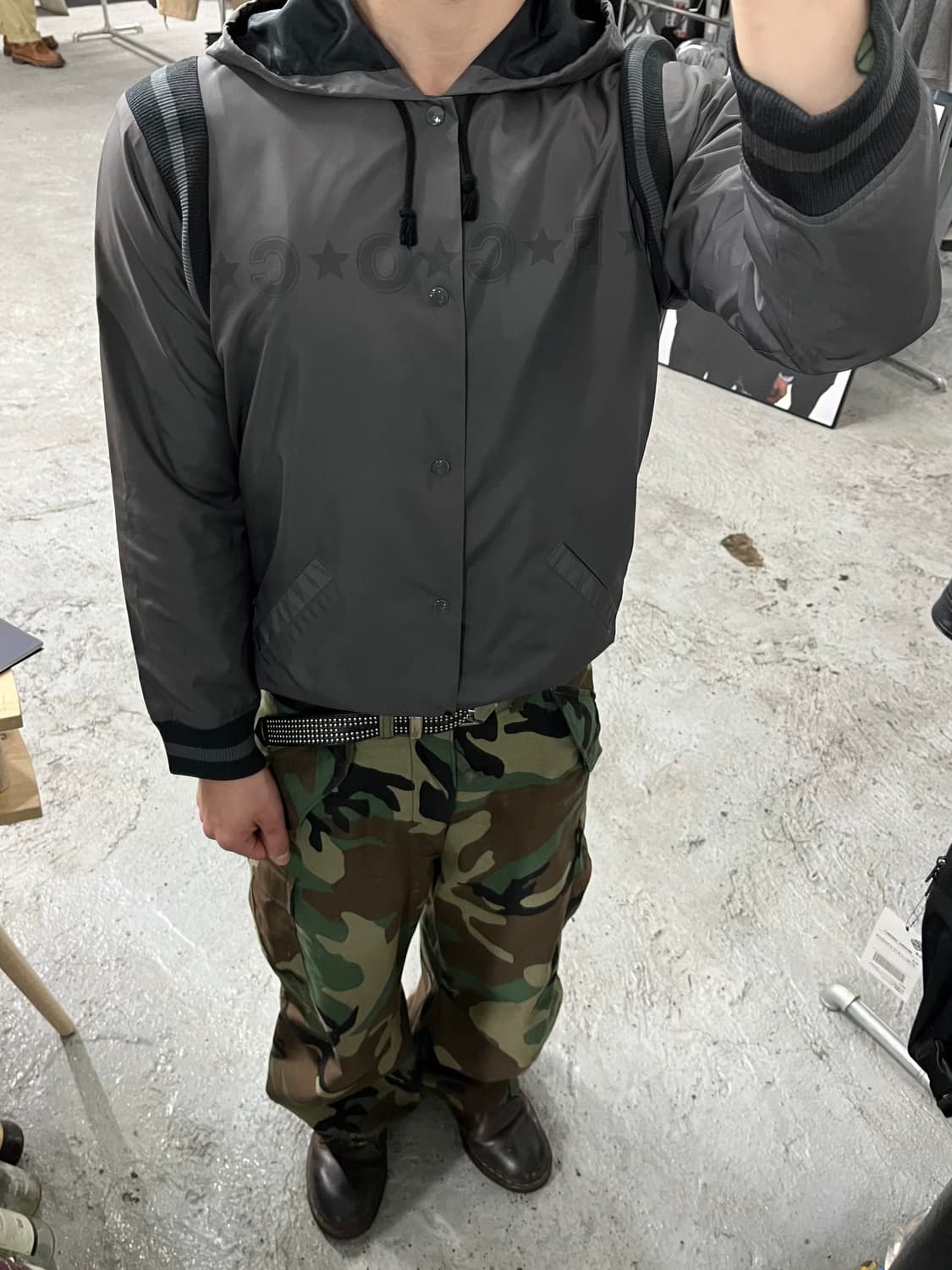 90s Ozone Community stadiun hood jacket 상품이미지3