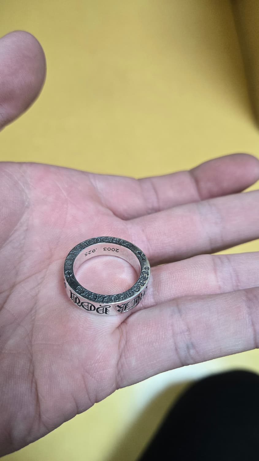 크롬하츠 퍽유링 6mm 한국호수 19호 팝니다. 상태좋은 백화점 풀구성품 상품이미지7