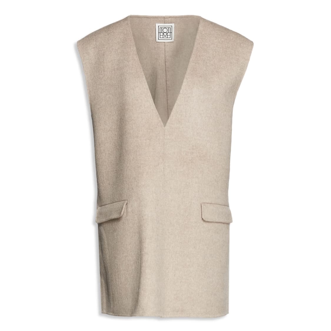 토템(TOTEME) V넥 울/캐시미어 ALCOBA 베스트 44-66 상품이미지3