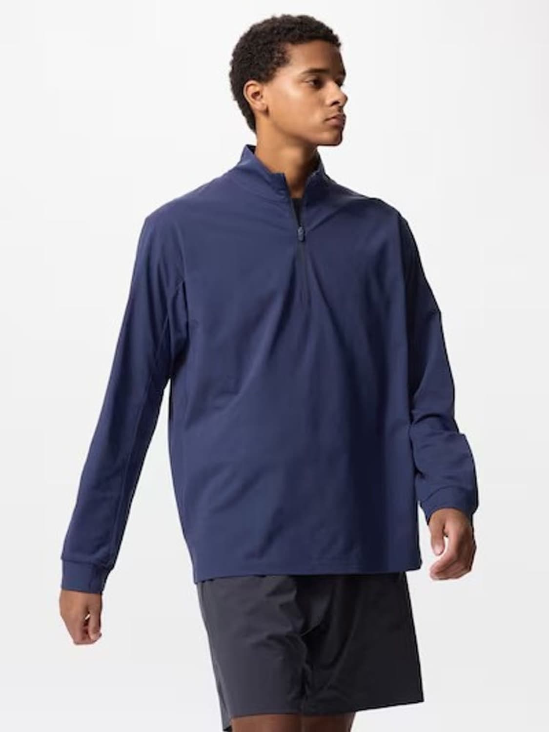 유니클로/ 드라이엑스 UV 프로텍션 하프집 티셔츠/ XL 상품이미지9