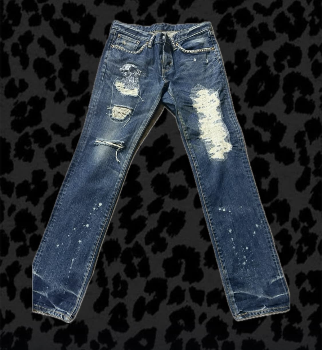 에드윈 스터드 빈티지 데님 팬츠 상품이미지1