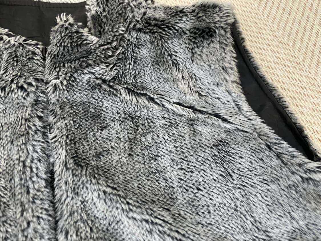 빈티지 리버시블 퍼 베스트  J03377 상품이미지7