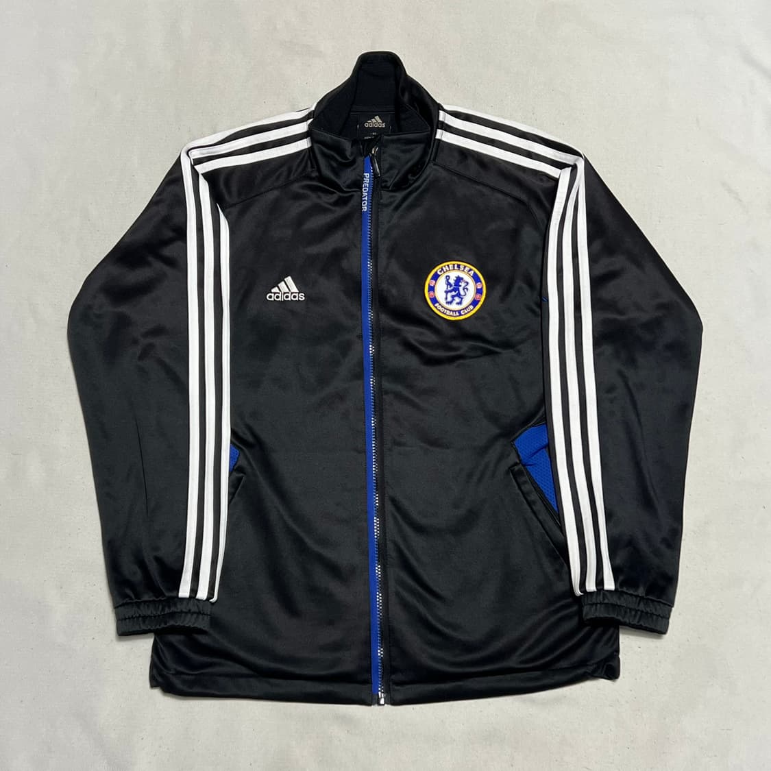 95 아디다스 첼시 블루 파이핑 블랙 트랙탑 상품이미지2
